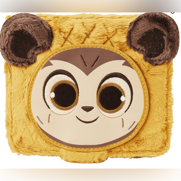NWT Loungefly Star Wars plush Wicket bi-fold wallet - Picture 1 of 12